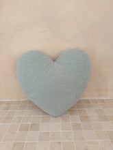 Load image into Gallery viewer, Sage Heart Cushion (7039546163266)