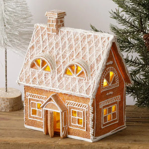PRE ORDER - Lighted Gingerbread House Open Door (6959246966850)