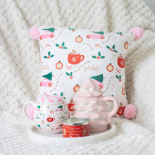 Load image into Gallery viewer, Pink Christmas Tree Shaped Mug (7330222571586)