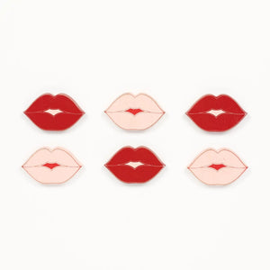 Wooden Lips Set of 6 (7041311014978)