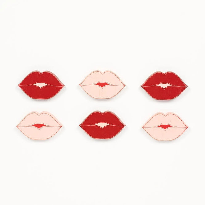 Wooden Lips Set of 6 (7041311014978)