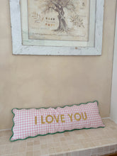 Load image into Gallery viewer, I LOVE YOU Lumbar Cushion (7039546720322)