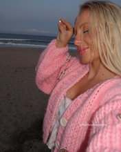 Load image into Gallery viewer, Pink Gingerbread Knit Cardigan - PRE ORDER (7232192512066)