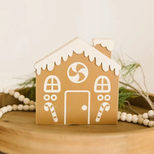 Load image into Gallery viewer, Wooden Cut Out Gingerbread House (6955293507650)