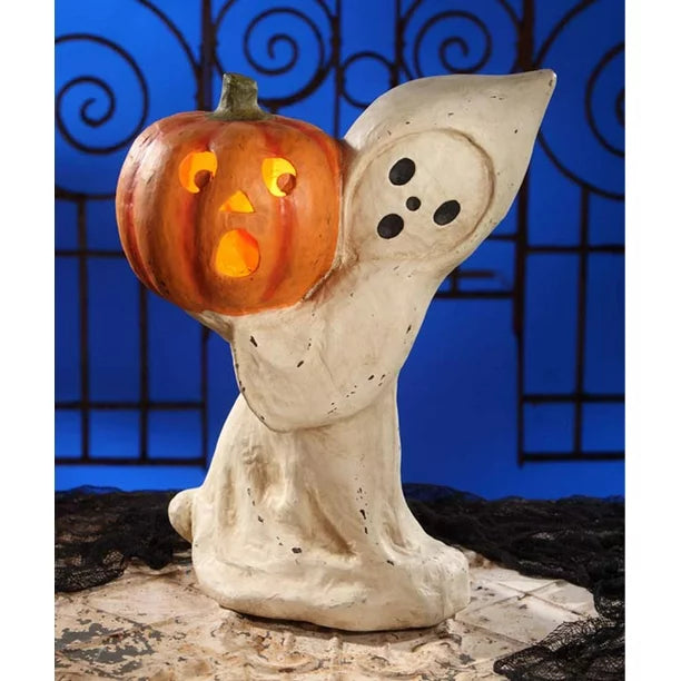 TJ4227 - Ghost with Pumpkin (7260364603458)