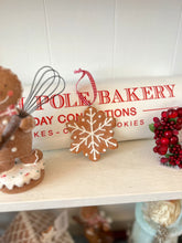 Load image into Gallery viewer, Snowflake Iced Gingerbread Ornament (7013824692290)