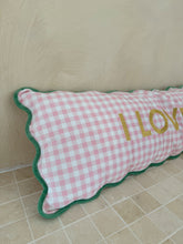 Load image into Gallery viewer, I LOVE YOU Lumbar Cushion (7039546720322)