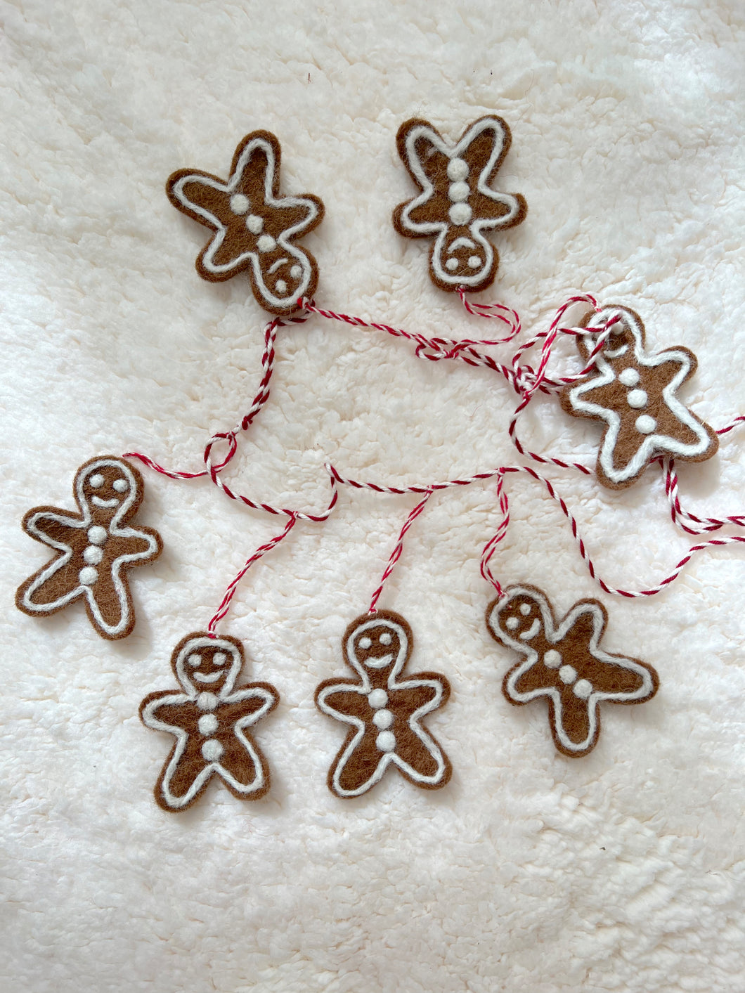 Felt Gingerbread Man Garland (6979310125122)