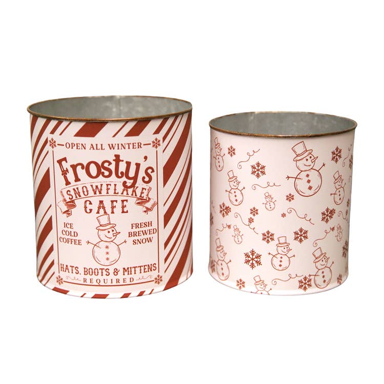 Set of 2 Frosty Cafe Buckets (7330234040386)