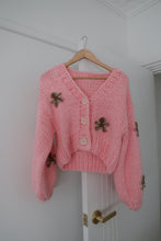 Load image into Gallery viewer, Pink Gingerbread Knit Cardigan - PRE ORDER (7232192512066)
