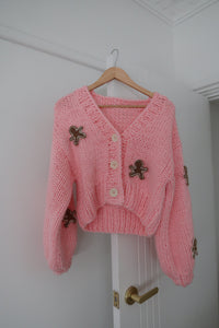 Pink Gingerbread Knit Cardigan - PRE ORDER (7232192512066)