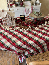 Load image into Gallery viewer, Tartan Linen TABLECLOTH (7014407012418)