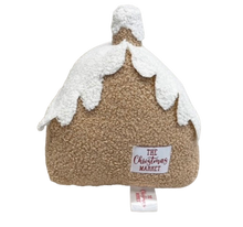 Load image into Gallery viewer, Light Brown Gingerbread House Cushion (7023300968514)