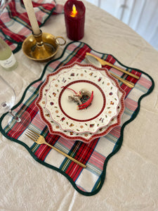 PLACEMATS Tartan Linen Set of 4 (7014405570626)