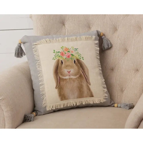 Bunny in Bloom Pillow (7070414831682)