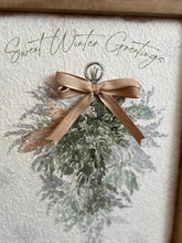 Load image into Gallery viewer, BF215206 - 15&quot; Framed Sweet Winter Greetings Sign (7021406453826)