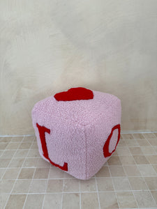 LOVE Cube Cushion (7039546294338)
