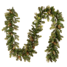 Load image into Gallery viewer, 274cmL Pre Lit Carolina Pine LED Christmas Garland - NATSW274G (7549192175682)