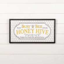 Load image into Gallery viewer, BF206081 - 30&quot; Busy Bee Honey Hive Sign (6988863504450)
