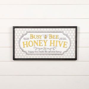 BF206081 - 30" Busy Bee Honey Hive Sign (6988863504450)