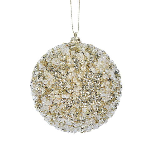 Gold Crystals Bauble (6959935750210)