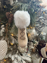 Load image into Gallery viewer, G219651 - 7&quot; Beige Ice Skate Ornament (7025120280642)