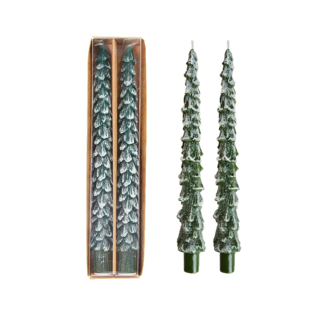 Pine Tree Candle Set of 2