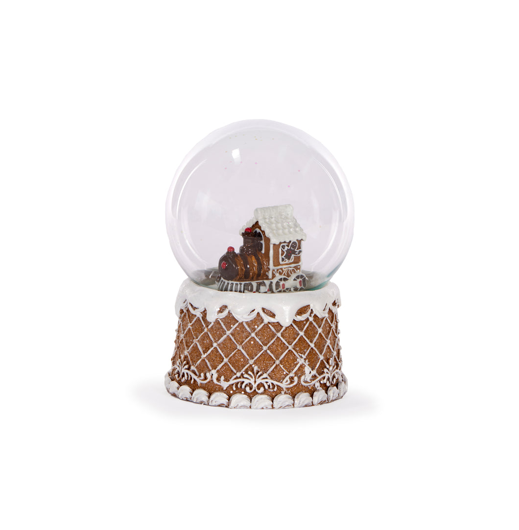 Gingerbread Train Snowglobe (6960275259458)