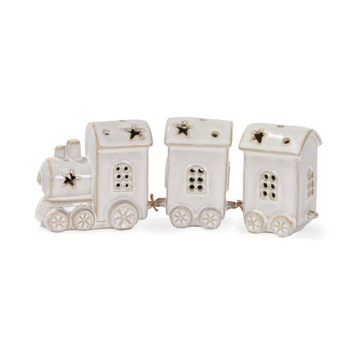Porcelain Train with 2 Carriages (6960277553218)
