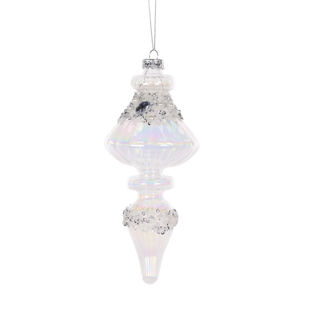17.5cm Cut Jewel Finial Hanging (6960283385922)