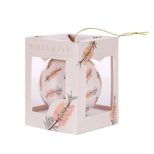 7.5CM Pink Bottlebrush Bauble (6960285515842)