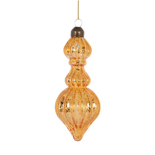 Antique Amber High Shine Finial (6960286498882)