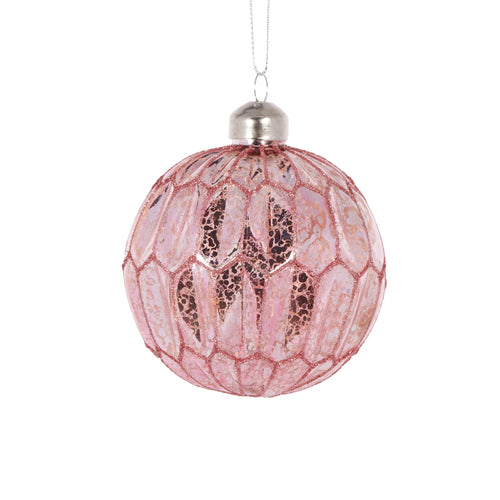 Pink Metallic Cathedral Bauble (6960287940674)