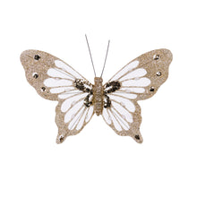 Load image into Gallery viewer, Set of 6 Gold Clip Butterflies (6962698977346)