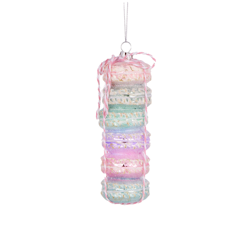 Pink Pastel Macaron Stack Ornament (6960291053634)