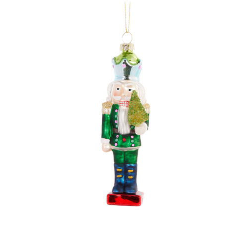 Green Retro Nutcracker Ornament (6960291381314)