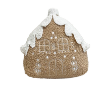 Load image into Gallery viewer, Light Brown Gingerbread House Cushion (7023300968514)