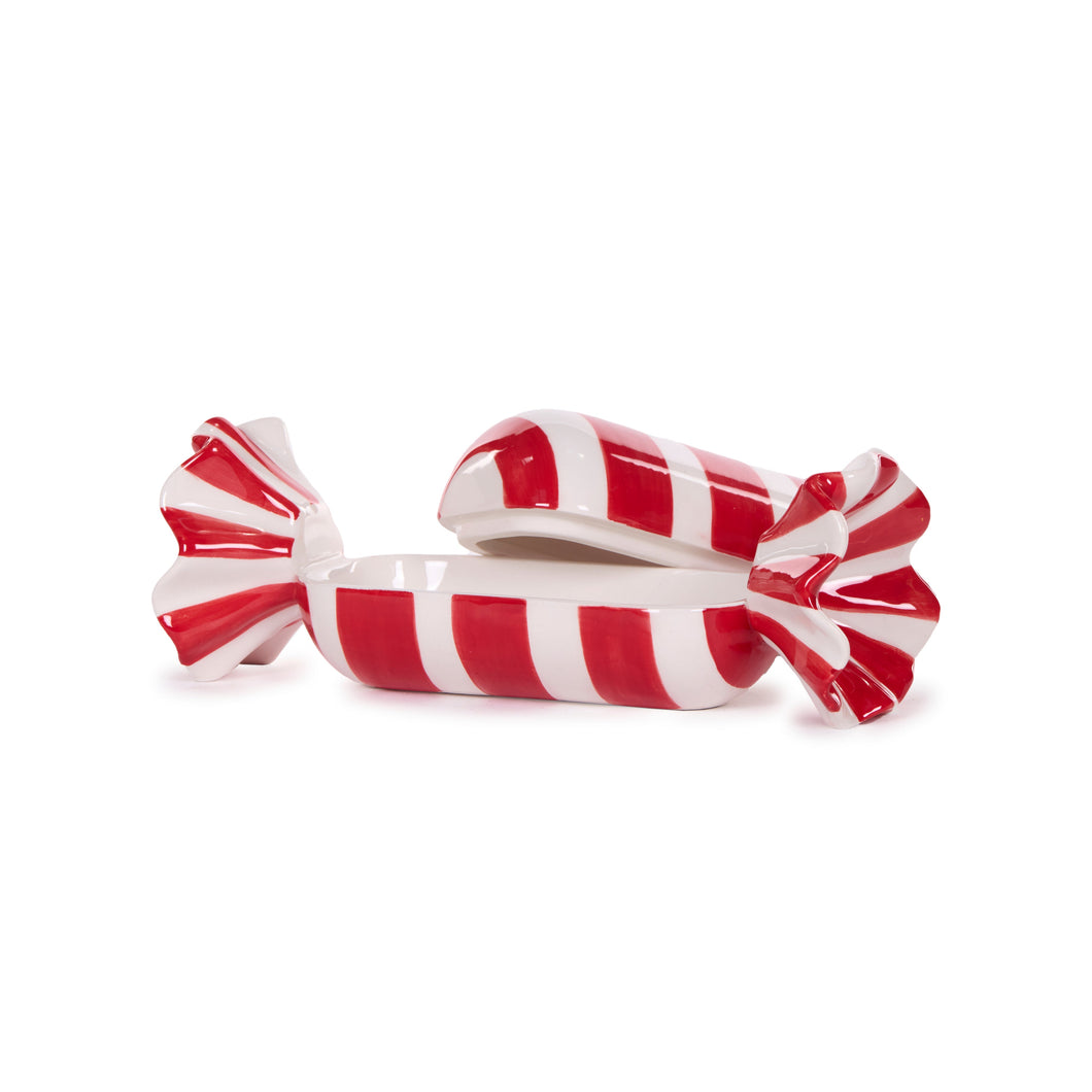 Ceramic Wrapped Candy Jar (7356471509058)