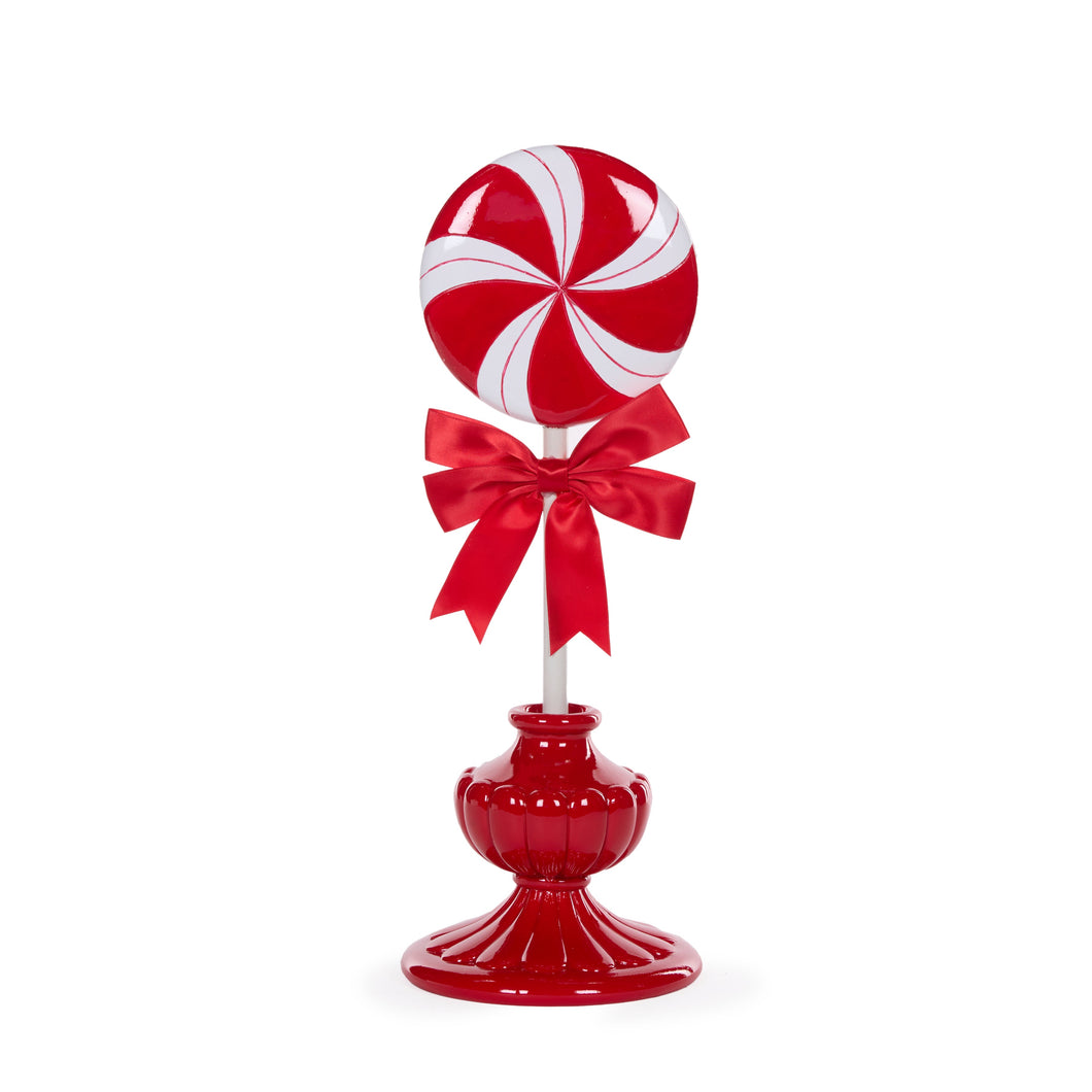 43Cm Potted Peppermint Lollipop (7356471541826)