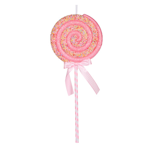 Pink Sprinkles Swirl Lollipop (7356472328258)