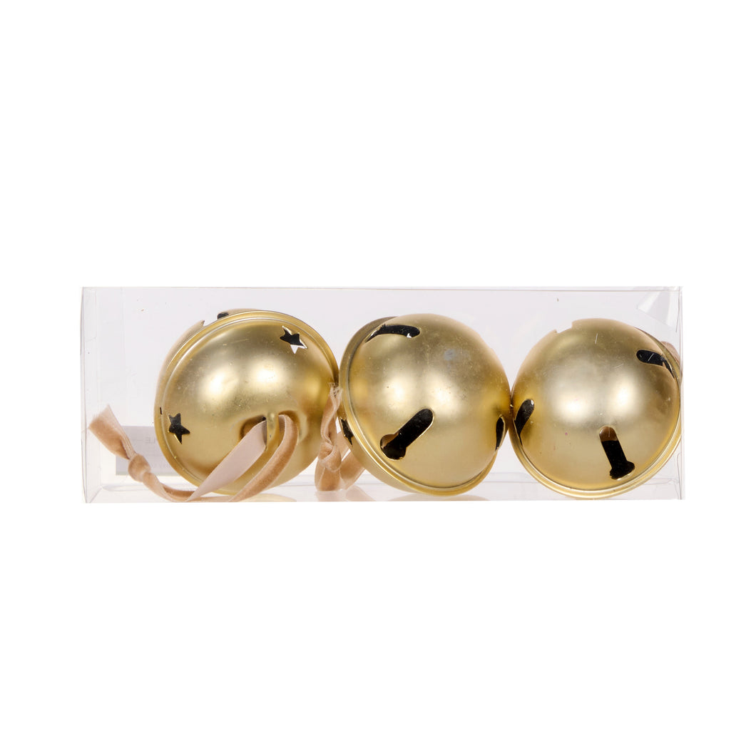 3Pk Metallic Gold Bells Hanging (7356473999426)