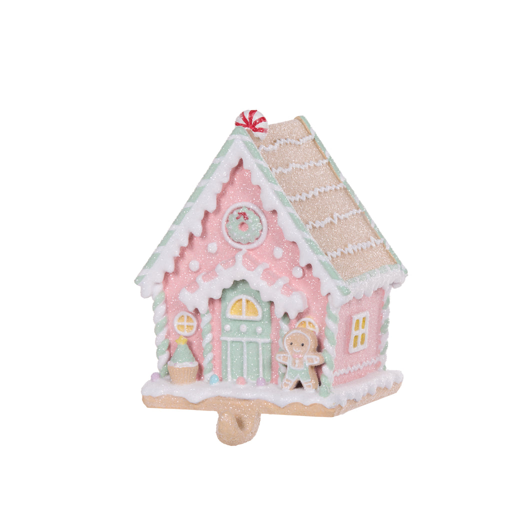Gingerbread House Stocking Holder with Gingerbread Man (7358147985474)