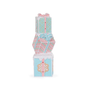 36CM Pastel Piped Present Stack (7358150049858)
