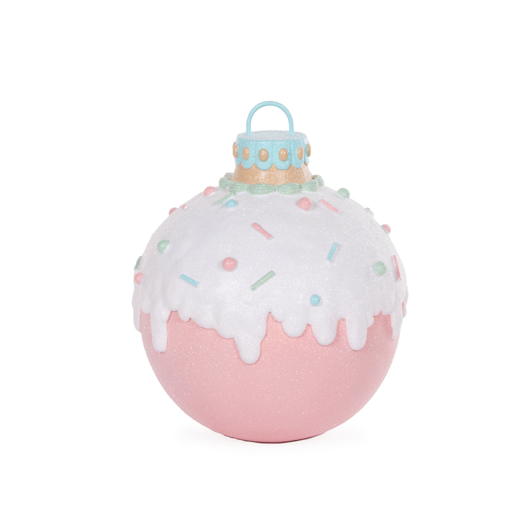 29cm Pastel Piped Bauble Decor (7358150541378)