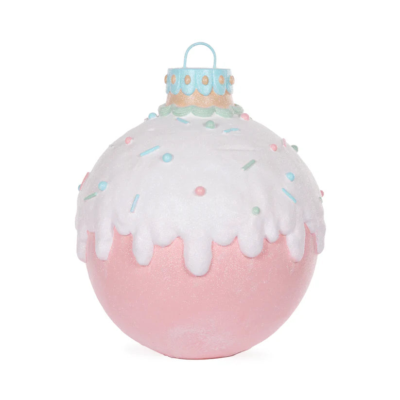50cm Pastel Piped Bauble Decor (7358150737986)