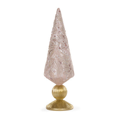 39 Cm Metallic Pink Lace Tree (7362755428418)