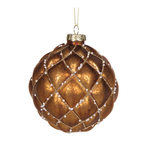 Mercury Copper Quilted Bauble (7364644372546)