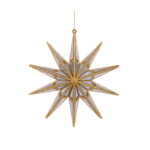 10 Point Hanging Star Gold (7362782396482)