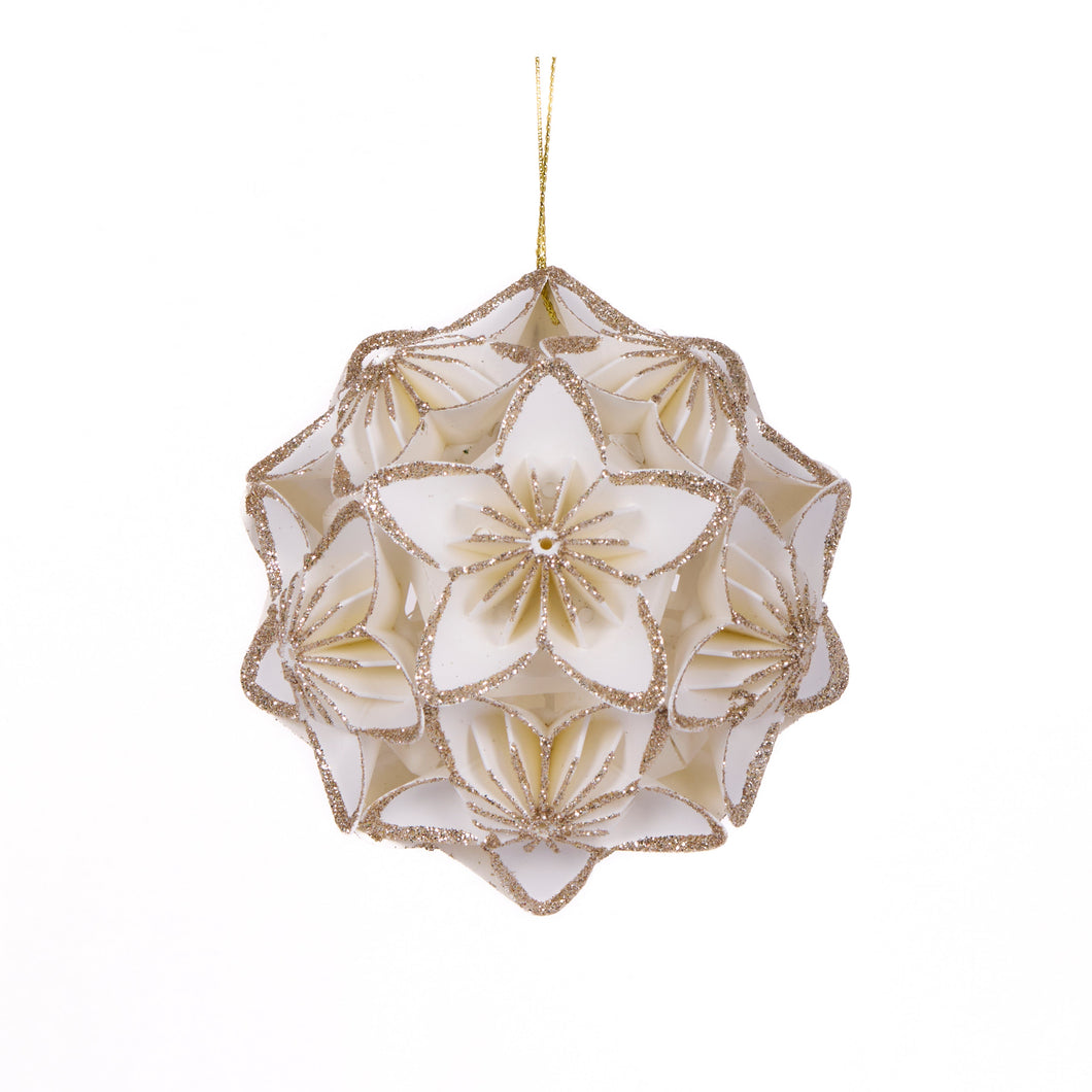 3D Floral Paper Bauble (7364625498178)