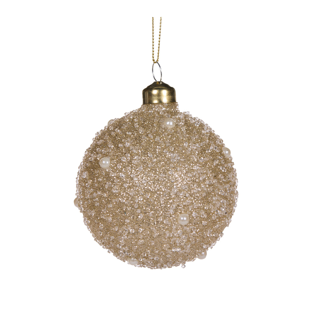 Champagne Sugared Pearl Bauble (7362756214850)
